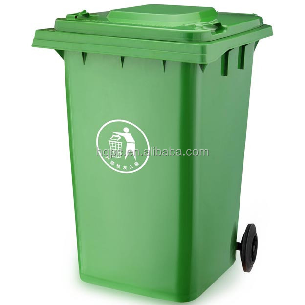 360L Wheelie Bin Plastic Dustbin Mobile Waste Garbage Container 96 gallon trash can with wheels