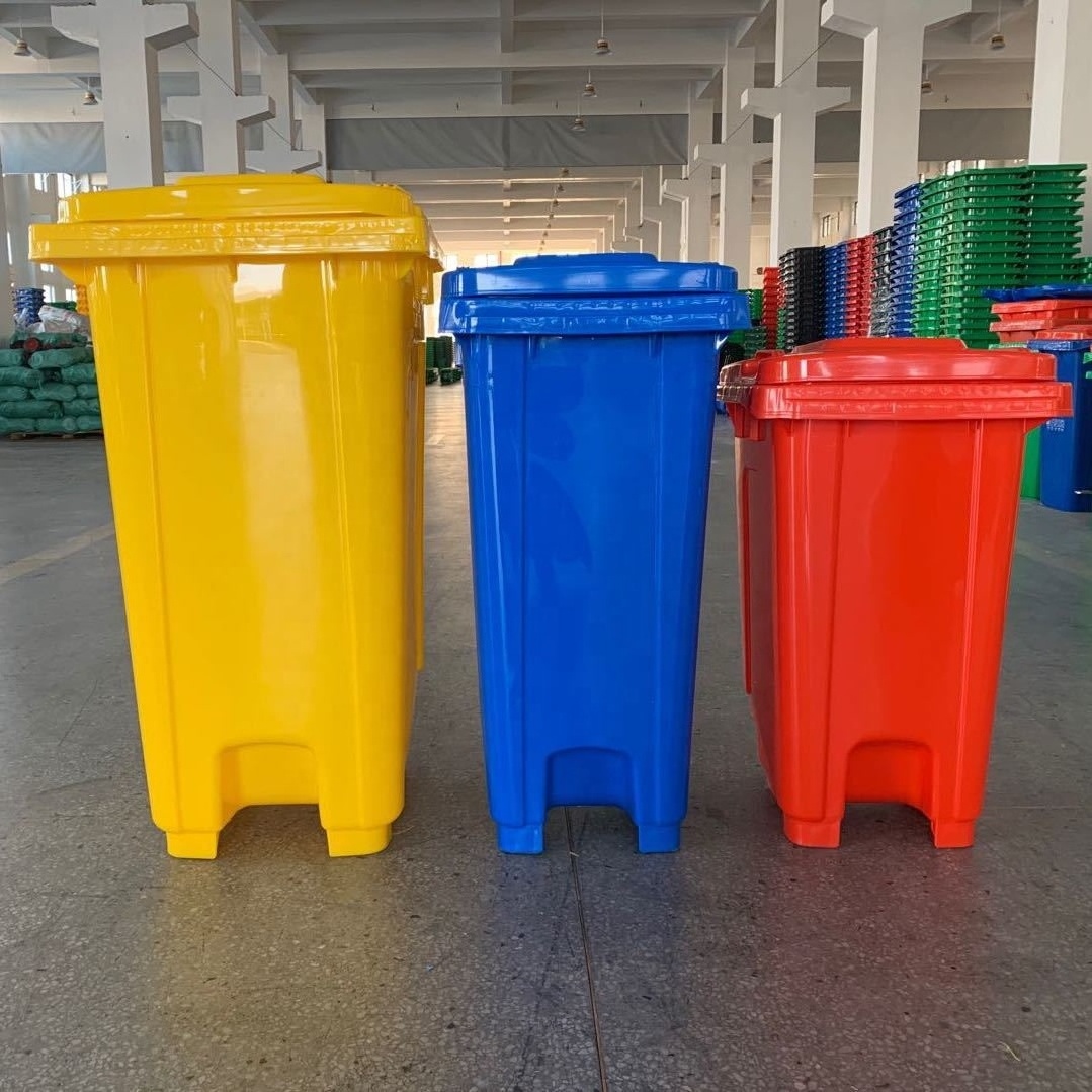 13 Gallon 50 120L 240 Liter Trash Garbage Bin Cans 660 1100 Liter Waste Garbage Bin With Wheels Pedal