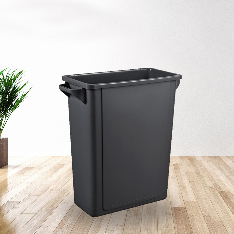 65 Liter Kitchen Trash Can Quadrate Garbage Storage Boxes Waste Bins Plastic