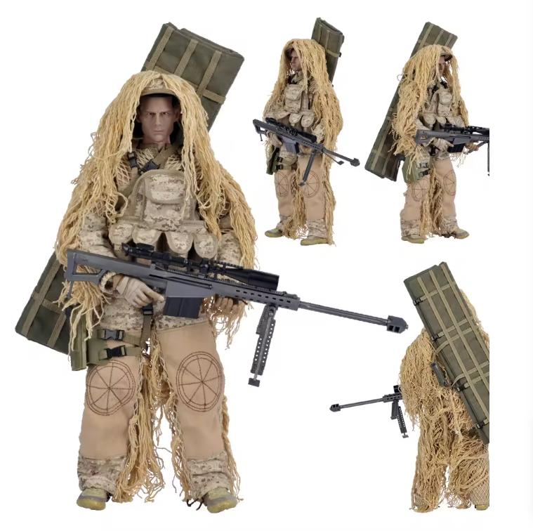 Movable Plastic Soldier Military Figure  Action Figure Soldier Model Set With Accessories Collection Boys And Girls Toy Kids