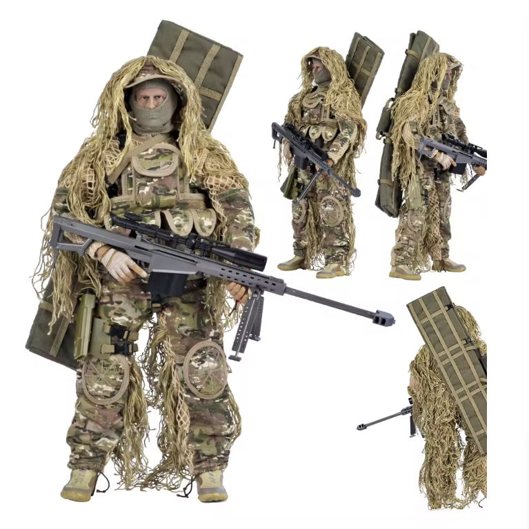 Movable Plastic Soldier Military Figure  Action Figure Soldier Model Set With Accessories Collection Boys And Girls Toy Kids