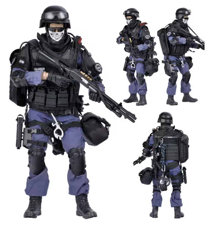 Movable Plastic Soldier Military Figure  Action Figure Soldier Model Set With Accessories Collection Boys And Girls Toy Kids