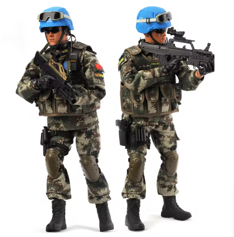 Movable Plastic Soldier Military Figure  Action Figure Soldier Model Set With Accessories Collection Boys And Girls Toy Kids