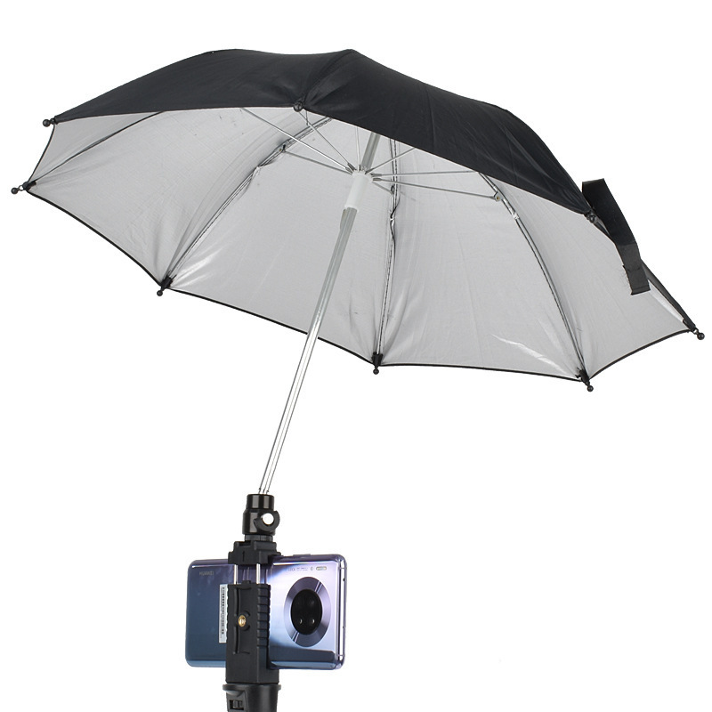 Upgrade Large Size Rain Sun Protection DSLR General Camera Photographic Sunshade Rainy Holder Umbrella With 360 Swivel Hot Shoe