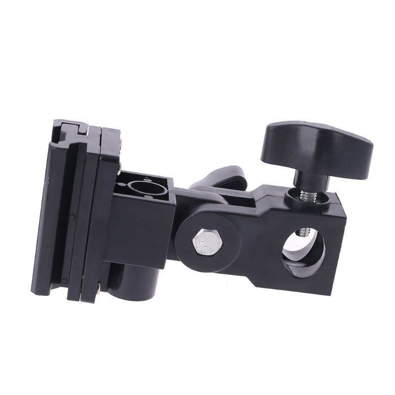 Swivel Flash Hot Shoe Umbrella Holder Mount Adapter for Studio Light Type B Stand Bracket Photo Studio Accessories