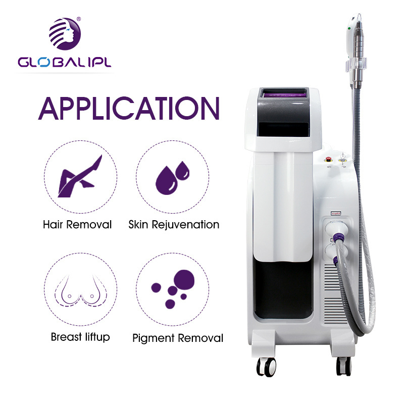 Multi function ipl yag laser / 4 in 1 skin IPL beauty equipment for spa use