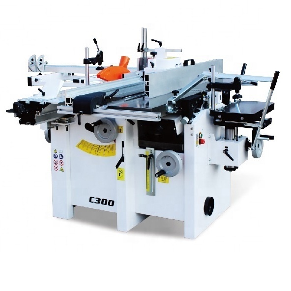 C300 5 in 1 Woodworking Combination Machine  Multi function universal wood combined machine for Woodwork