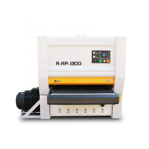 R-RP1300 Good quality wood belt sander woodworking machine double sides wood Heavy duty shaped brush sanding machine