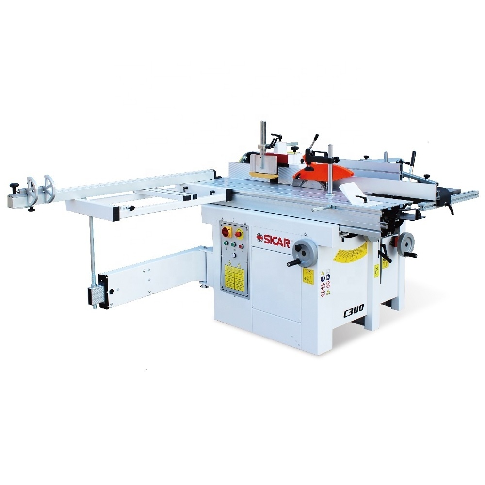 C300 5 in 1 Woodworking Combination Machine  Multi function universal wood combined machine for Woodwork