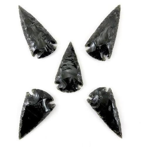 best selling natural agate stone crystals green glass healing stone handmade arrow arrowheads for sale