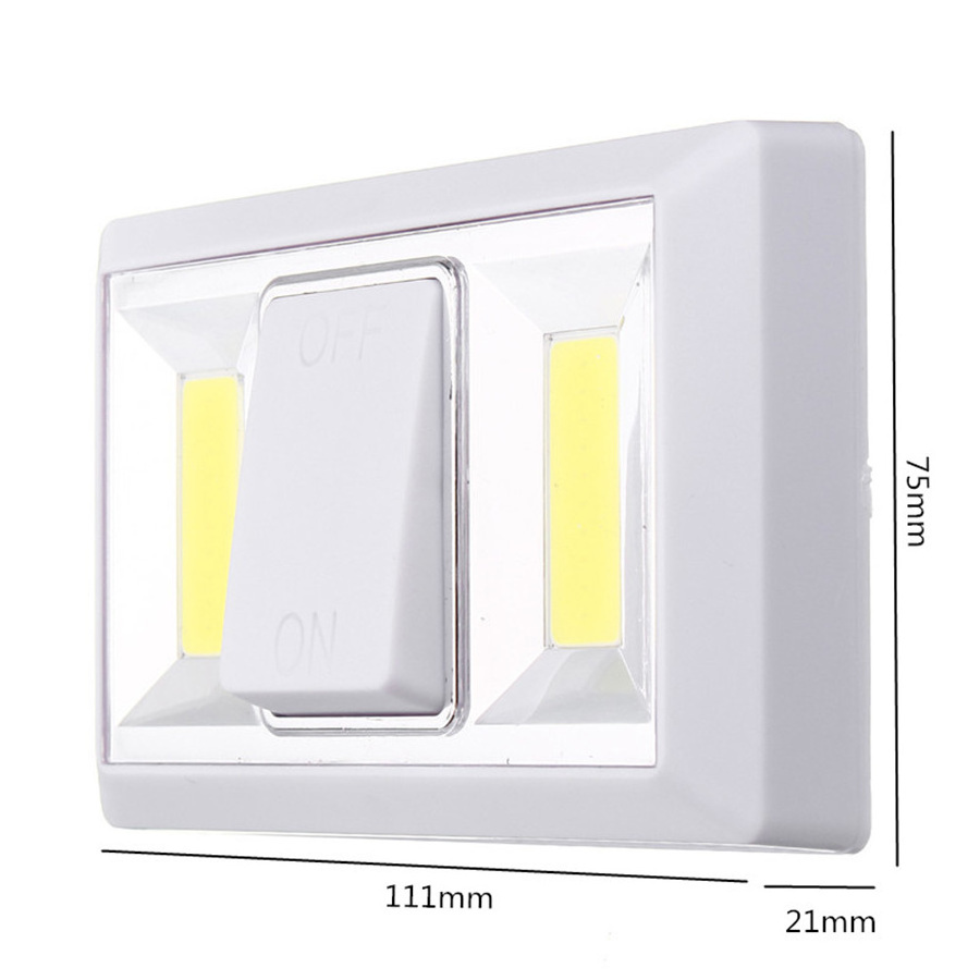 Ultra Bright Magnetic LED Night Light LED Cordless Switch wall Light Battery Operated Under Cabinet Shelf Closet Nightlight