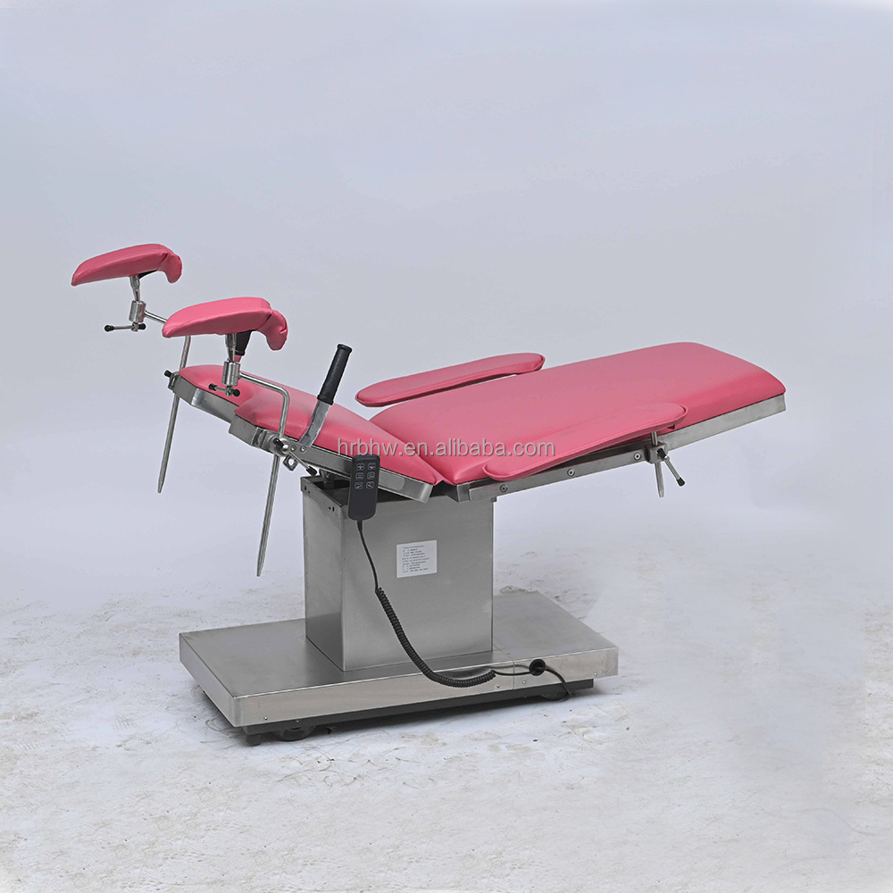 Hot Selling Clinic Portable Gynecological Examination Chair with Stirrups