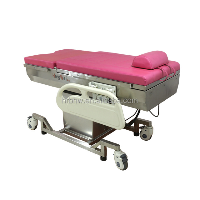 China Wholesale Hospital Luxury Manual Gynecological Table with Stirrup