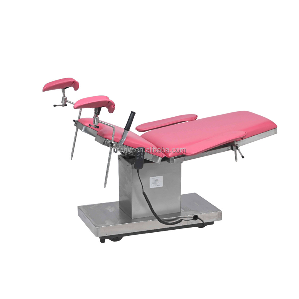 Hot Selling Clinic Portable Gynecological Examination Chair with Stirrups