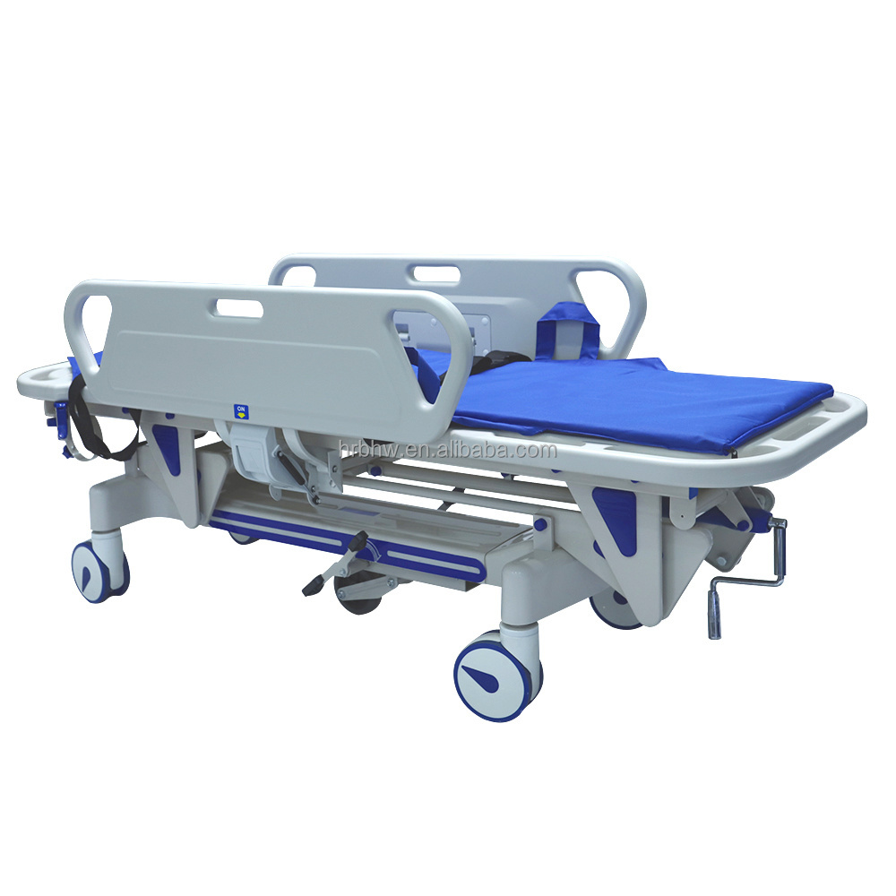 Hospital Emergency Room Patient Emergency Transfer Stretcher Trolley Bed