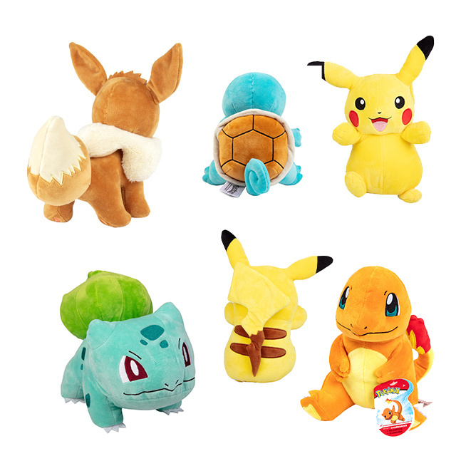 OEM/ODM Children's gifts customized wholesale  plush animal toys Pokmon Genie plush soft toys for children