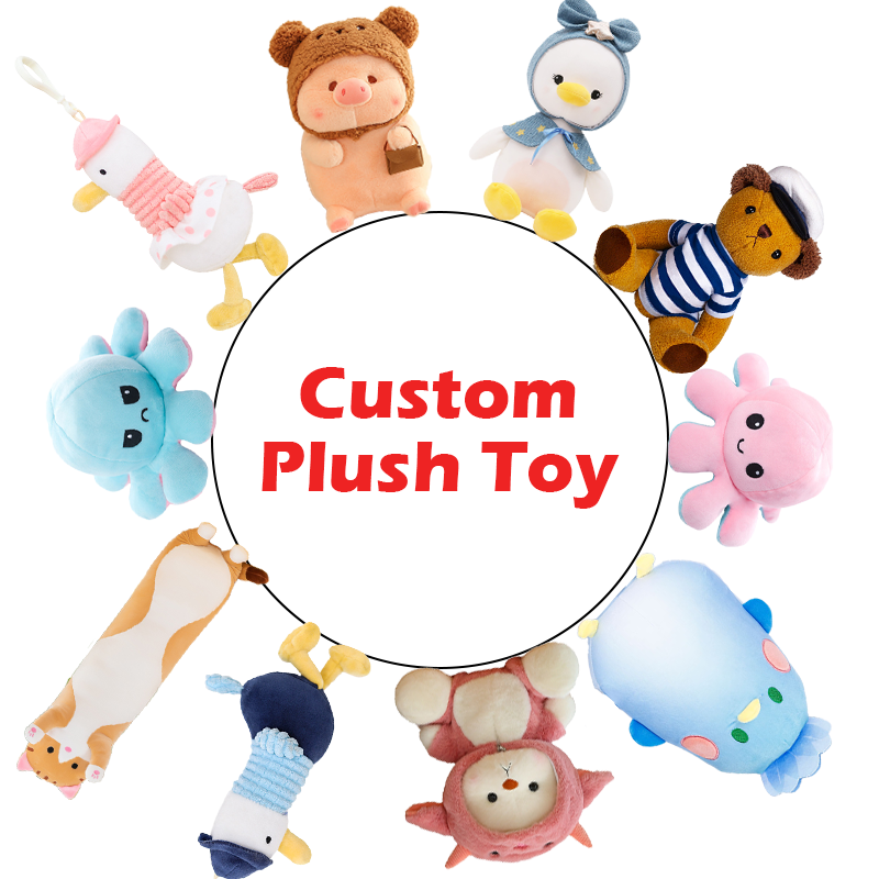 Custom Premium Plush Big Toys Claw Machine Plush Toys Stuffed Animals Valentines Toys For Girls