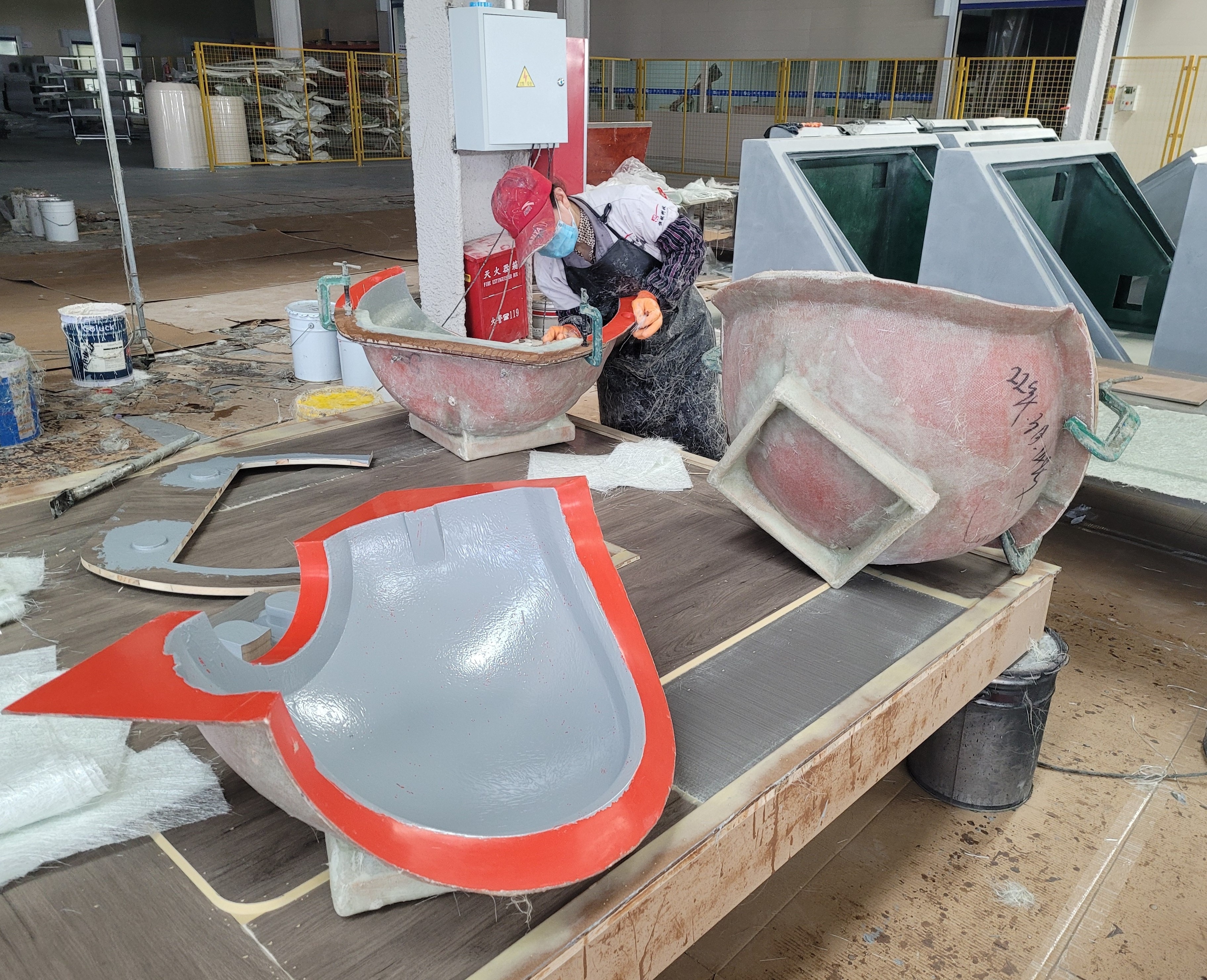 Factory custom fiberglass mould FRP RTM/Hand Lay-up/Vacuum bag process  mould custom fiber glass forming mould