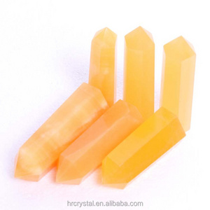 Crystals Healing Stones Orange Calcite Semi-precious Crafts Crystal Point Crystal Tower