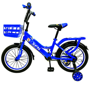 2024 New Model 12-14 Inch Kids Bicycle Training Wheel Children's Bike Soft Seat Steel Fork Material Child Cycle Riding