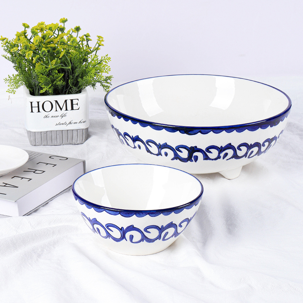 Modern Japanese Ceramic decal dinnerware set elegant porcelain ceramic tableware wholesale