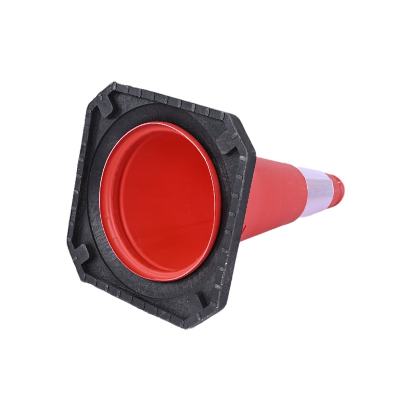 700mm Highways Signal Flexible PVC Road Used Traffic Cones Reflective Safety Traffic Cone