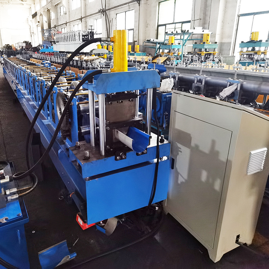 Box Profile Roof Valley Gutter Sheet Roll Forming Machine Color Steel Rain Gutter Roof Valley Gutter Making Roll Forming Machine