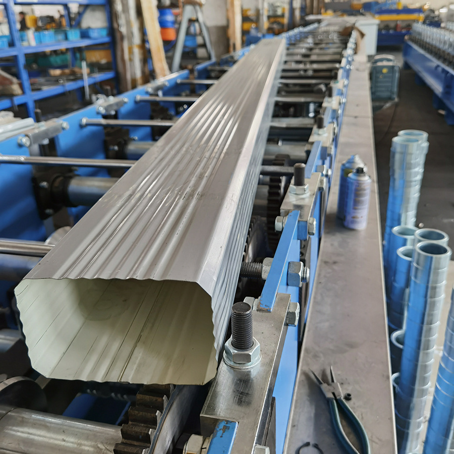 Downspouts Pipe Roll Forming Machine square tube roll forming machine  square tubing machine