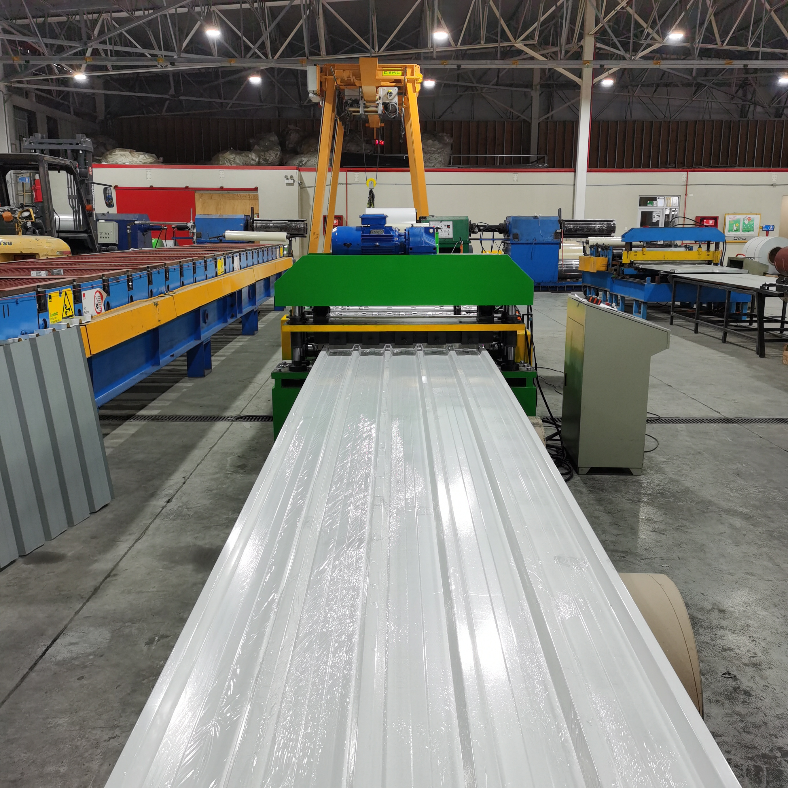 Trapezoid Roof Sheet Forming Machine/roll Forming Sheet Metal Tr4 Tr5 Ibr Roof Sheet Making Machine