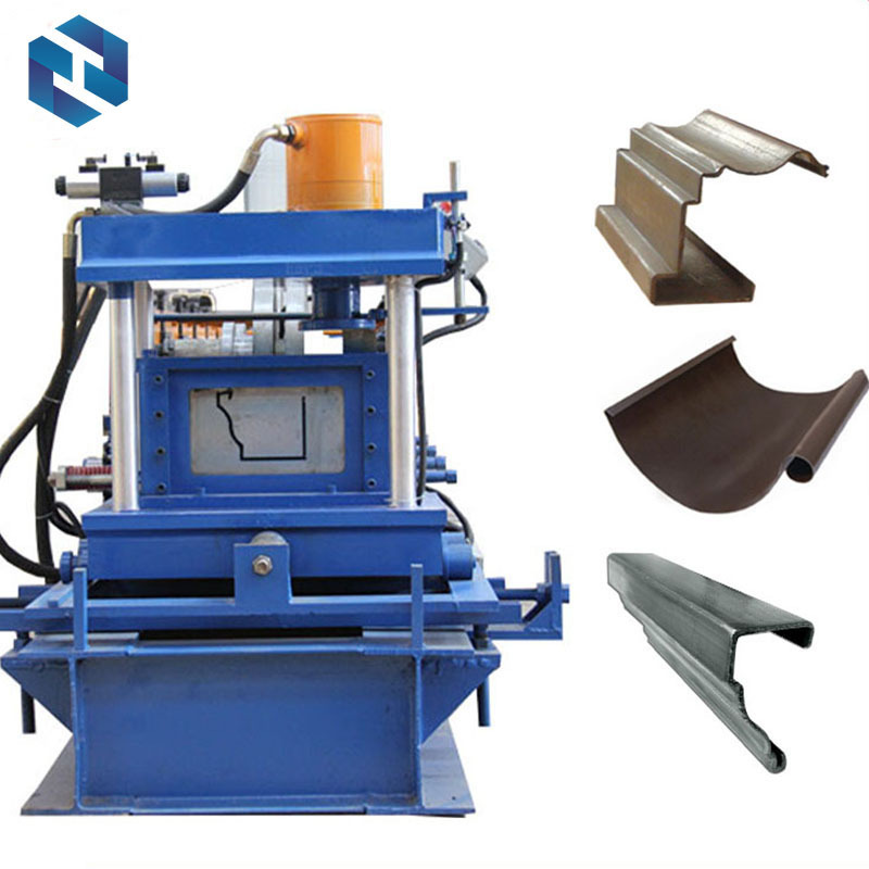 gutter making machine for sale downspout gutter machine end crimping 5/6inch combo gutter machine