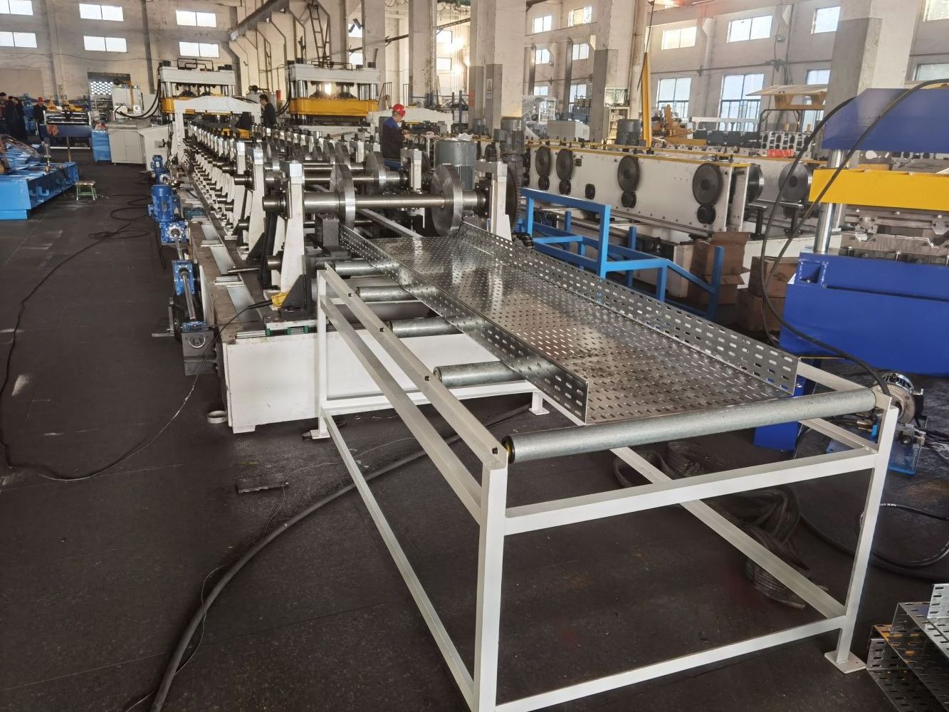 cable tray forming machine cable tray production machine cable tray manufacturing machine