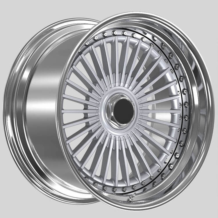 Centerlock Hub Mult Spoke Wheel Rims Knock Offs Wheels 19 Inch For Classic Vintage Lowrider Cars