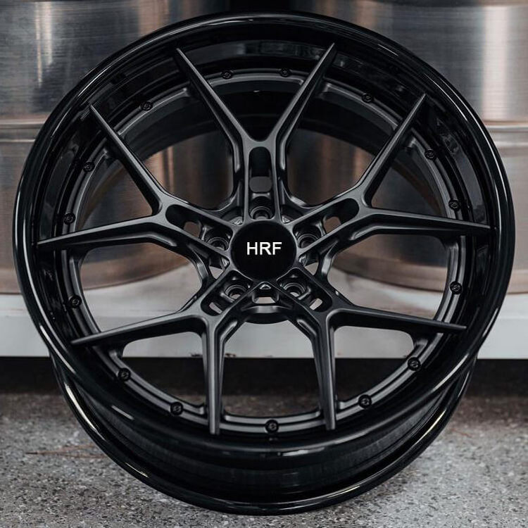 18' Alloy Aluminum 18 Inch Deep Dish Rims 5x114.3 Black And Red Alloy Wheels With Rivet