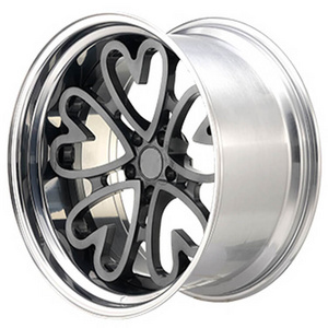 2023 Rim Wheel Jantes 19 Luxury 4x100 5 6 lug Rims with hearts 6061-t6 Heart Shape Alloy Wheels