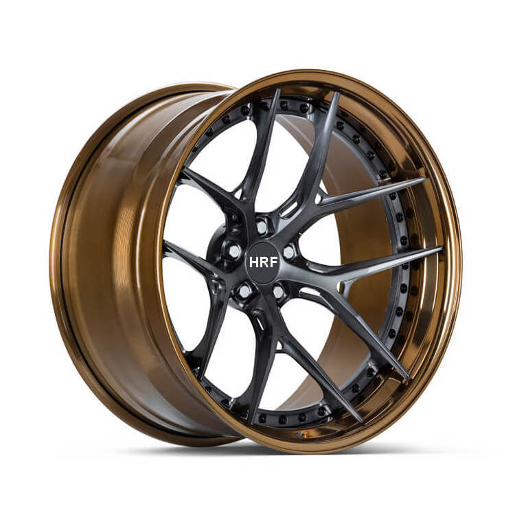 Deep Dish Offset Bronze Lip Black Barrels Passenger Car Wheels Tires 4x108 19 Inch For Bmw G05 X5 E70 550i F10 7 Series