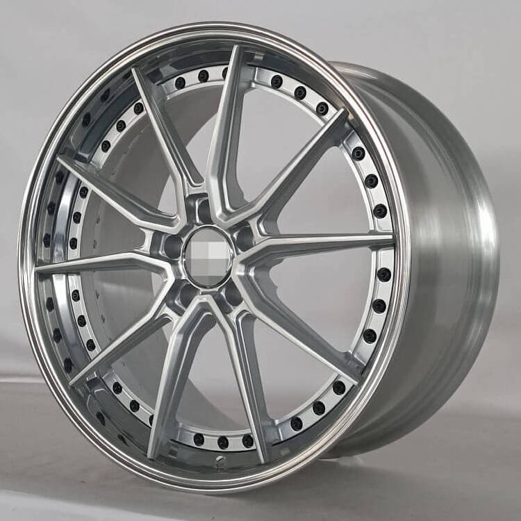 Alloy Wheel For Luxury Cars 18 19 20 21 22 23 24inch Monoblock , 2pc Wholesale Custom Car Rim Deep Dish Rims 5x120 Forged Wheels