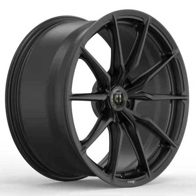 22 inch rims 5x114.3 glossy black shine on black glossy wheels rims for Audi a4 b8