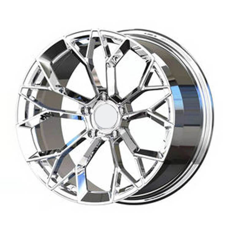 Finishing Double 5 Y Spoke Wheel And Rim 5x120 17 18 19 Inch Chrome Wheels