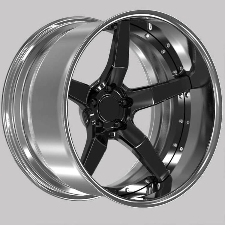 20 Inch Customized All Car Data 5 Star Spoke 20'' Deep Dish 5 Lug Jdm Wheels Rims