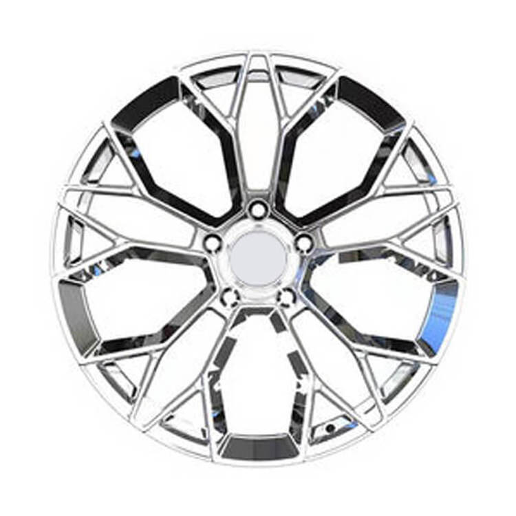 Finishing Double 5 Y Spoke Wheel And Rim 5x120 17 18 19 Inch Chrome Wheels