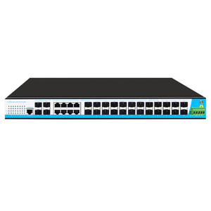 Hot Sale L3 Managed 10G Fiber Industrial Ethernet Network Switch with 24 Gigabit Fiber SFP Port