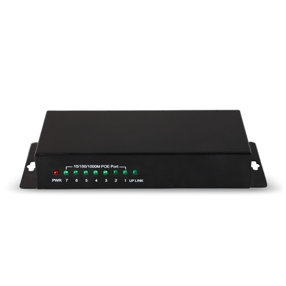 Stable quality 45+ 78- power pin 8 port passive gigabit poe switch