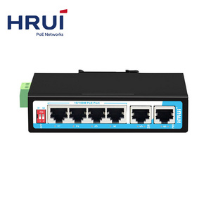 10/100M Unmanaged Din Rail 4 Port 5 Port RJ45 Fast Ethernet Industrial Switch