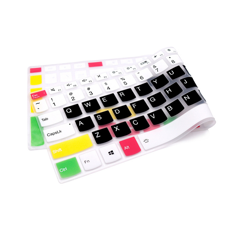 Rainbow Color Keyboard Covers computer Skin Protector Protective Film For Lenovo Xiaoxin 15 2020  laptop skin cover