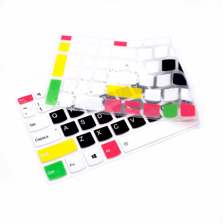 Rainbow Color Keyboard Covers computer Skin Protector Protective Film For Lenovo Xiaoxin 15 2020  laptop skin cover