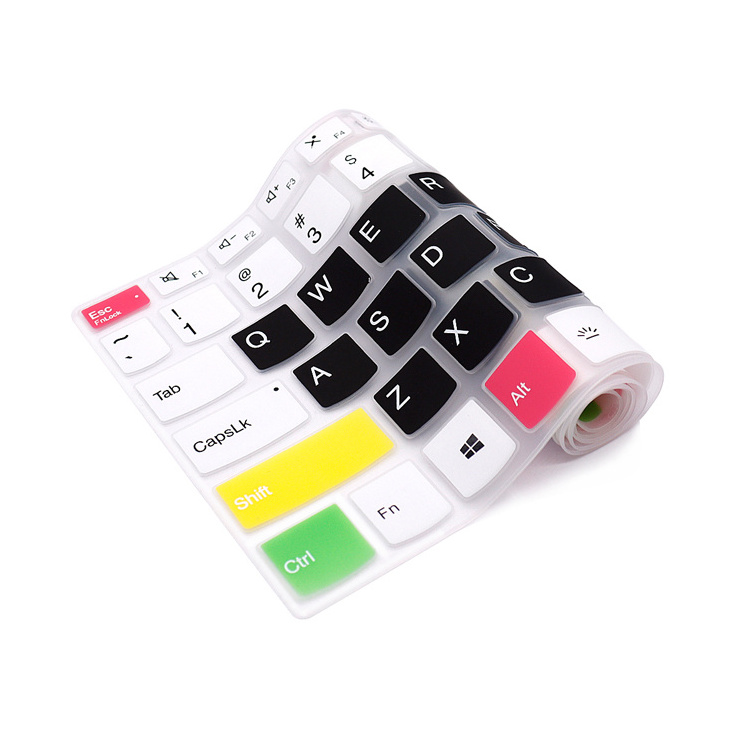 Rainbow Color Keyboard Covers computer Skin Protector Protective Film For Lenovo Xiaoxin 15 2020  laptop skin cover