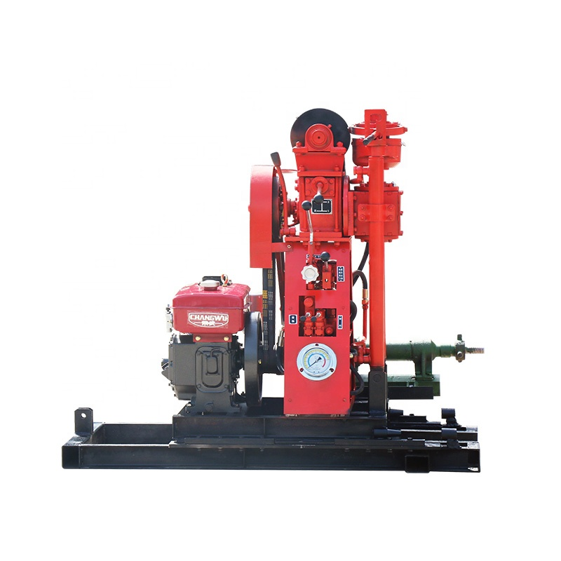 geological laboratory rig SPT soil drilling machine 50m rock exploration drilling rig