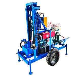 water well drilling rigs/Hydraulic diesel Well drilling rigs/28 HP Water Well Drilling rigs/mine deepwell borehole machines