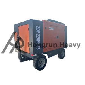 Hot selling high quality 18bar air compressor 162kw Cummins engine mining air compressor