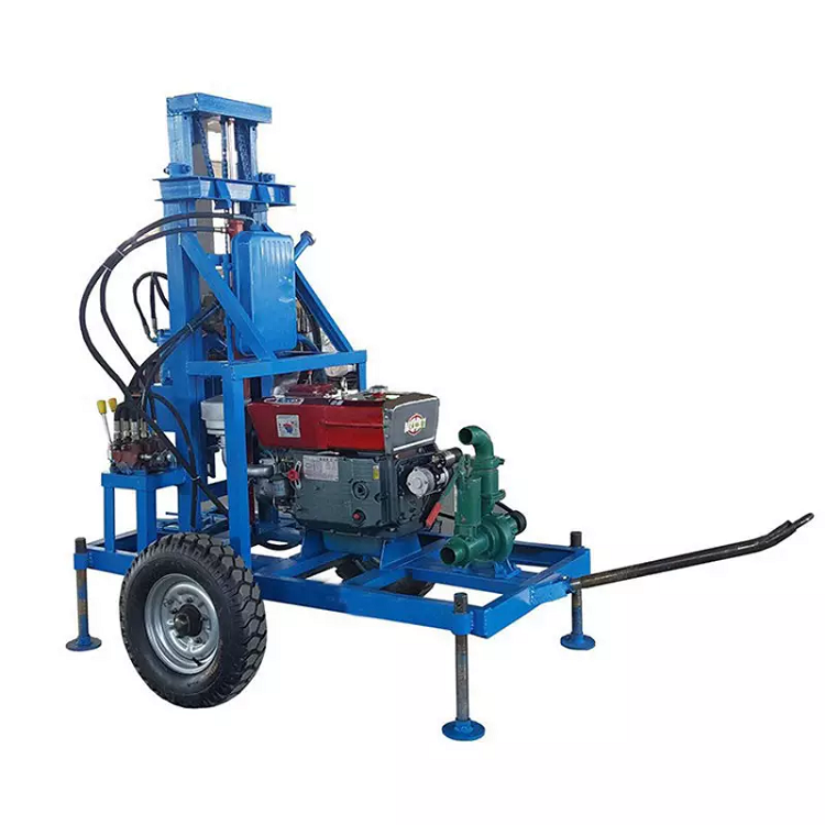 water well drilling rigs/Hydraulic diesel Well drilling rigs/28 HP Water Well Drilling rigs/mine deepwell borehole machines